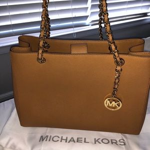 Michael Kors Saffiano Leather Acorn Tote